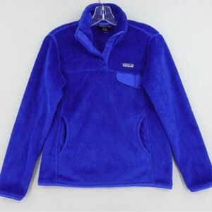 PATAGONIA Retool Snap T Fleece Pullover Blue Jacket - Womens, S